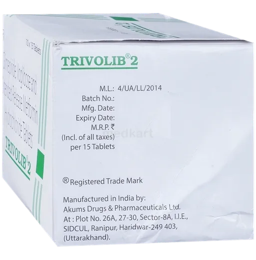 trivolib 2mg tablet 15's